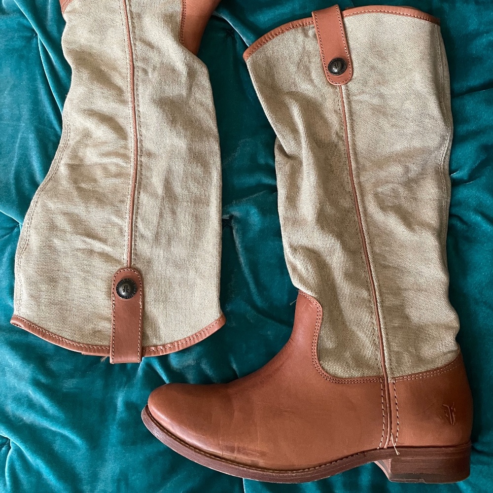 FRYE Leather/Canvas boot